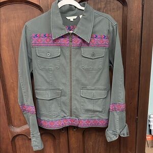 Stetson embroidered cotton jacket.